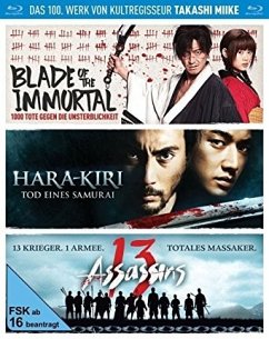 Takashi Miike - Box - 13 Assassins, Hara-Kiri: Death of a Samurai, Blade of the Immortal) Bluray Box