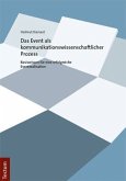 Das Event als kommunikationswissenschaftlicher Prozess Das Event als kommunikationswissenschaftlicher Prozess