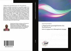Cover L'Approche grangérienne du formalisme