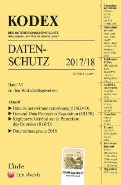 Cover KODEX Datenschutz 2017/18