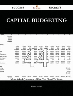 Capital Budgeting 44 Success Secrets - 44 Most Asked Questions On Capital Budgeting - What You Need To Know (eBook, ePUB)