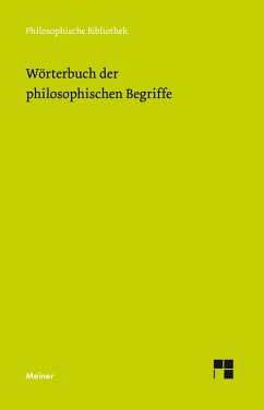Wörterbuch der philosophischen Begriffe (eBook, ePUB)