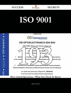 ISO 9001 193 Success Secrets - 193 Most Asked Questions On ISO 9001 - What You Need To Know (eBook, ePUB) - Craft, Bryan