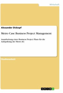 Metro Case Business Project Management - Dickopf, Alexander
