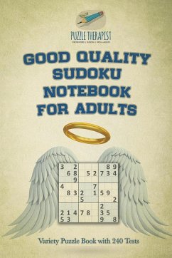 Good Quality Sudoku Notebook for Adults   Variety Puzzle Book with 240 Tests - Puzzle Therapist