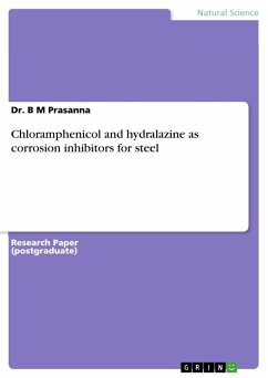 Chloramphenicol and hydralazine as corrosion inhibitors for steel - Prasanna, B. M.
