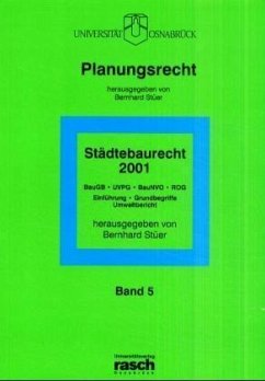 Städtebaurecht 2001 - Stüer, Bernhard (Hg.)