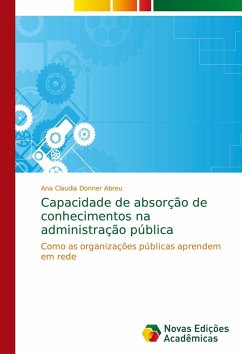 Cover Capacidade de absorção de conhecimentos na administração pública