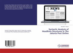 Syntactic Analysis of Headlines Structures in The Jakarta Post Online