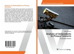 Analysis of Antecedents to Privacy Concerns