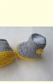 Strickanleitung Babyschuhe 0-6 Monate tragbar (eBook, ePUB)