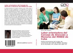 Labor orientadora del Consejo de Atención a Menores del MINED de Cuba