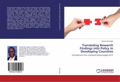 Translating Research Findings into Policy in Developing Countries