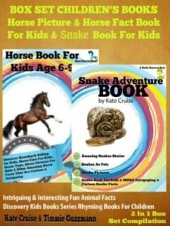 Box Set Children's Books: Horse Picture & Horse Fact Book For Kids & Snake Book For Kids: 2 In 1 Box Set: Intriguing & Interesting Fun Animal Facts - Discovery Kids Books & Rhyming Books For Children (eBook, ePUB) - Cruise, Kate