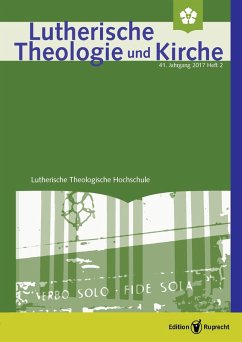 Cover Lutherische Theologie und Kirche, Heft 02/2017 (eBook, PDF)