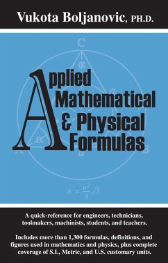 Applied Mathematical and Physical Formulas Pocket Reference (eBook, ePUB) - Boljanovic, Vukota