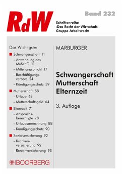 Schwangerschaft - Mutterschaft - Elternzeit (eBook, ePUB) - Marburger, Horst