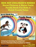 Box Set Children's Books: Horse Pictuers & Horse Facts - Panda Book For Kids & Weird Panda Tales: 2 In 1 Box Set Animal Discovery Books For Kids (eBook, ePUB)