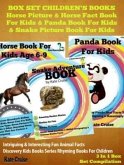 Box Set Children's Books: Horse Picture & Horse Fact Book For Kids & Panda Book For Kids & Snake Picture Book For Kids: 3 In 1 Box Set (eBook, ePUB)