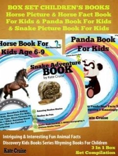 Box Set Children's Books: Horse Picture & Horse Fact Book For Kids & Panda Book For Kids & Snake Picture Book For Kids: 3 In 1 Box Set (eBook, ePUB) - Cruise, Kate
