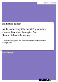 An Introductory Chemical Engineering Course Based on Analogies And Research-Based Learning - Dadach, Zin Eddine