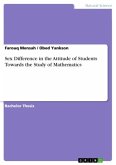 Sex Difference in the Attitude of Students Towards the Study of Mathematics