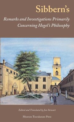 Cover Sibbern's Remarks and Investigations Primarily Concerning Hegel's Philosophy