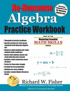 No-Nonsense Algebra Practice Workbook - Fisher, Richard W