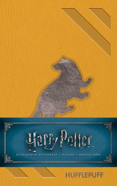 Harry Potter: Hufflepuff Ruled Pocket Journal - Insight Editions