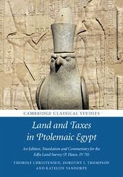 Cover Land and Taxes in Ptolemaic Egypt