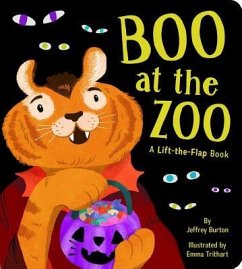 Boo at the Zoo: A Lift-The-Flap Book - Burton, Jeffrey