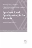 Sprachkritik und Sprachberatung in der Romania (eBook, PDF)