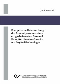 Energetische Untersuchung des Gesamtprozesses eines erdgasbefeuerten Gas- und Dampfturbinenkraftwerks mit Oxyfuel-Technologie - Hitzwebel, Jan