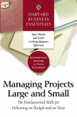 Harvard Business Essentials Managing Projects Large and Small (eBook, ePUB)