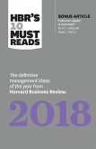 HBR's 10 Must Reads 2018 (eBook, ePUB)