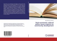 Socio-economic cultural policy issues impacts on community development