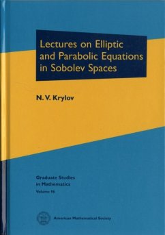 Lectures on Elliptic and Parabolic Equations in Sobolev Spaces - Krylov, N. V.