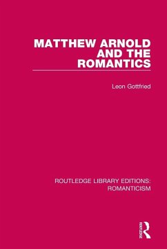 Cover Matthew Arnold and the Romantics