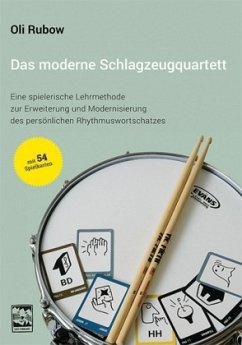 Das moderne Schlagzeugquartett, m. Lernspielkarten - Rubow, Oli