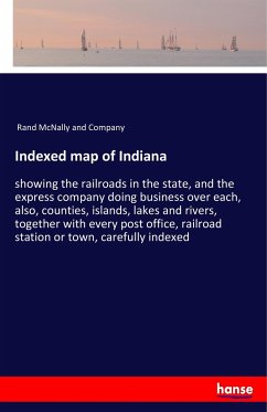 Indexed map of Indiana - Rand McNally and Company