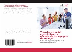 Transferencia del conocimiento y eficacia de los equipos de trabajo - Borda Arias, María Isabel