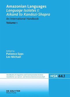 Cover Language Isolates I: Aikanã to Kandozi-Shapra