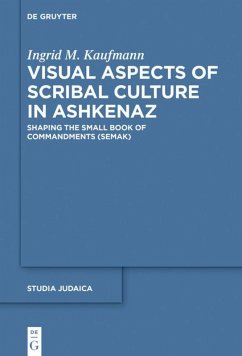 Cover Visual Aspects of Scribal Culture in Ashkenaz