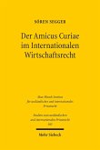 Der Amicus Curiae im Internationalen Wirtschaftsrecht (eBook, PDF)