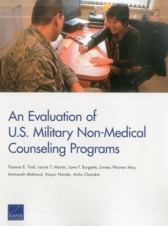 An Evaluation of U.S. Military Non-Medical Counseling Programs - Trail, Thomas E; Martin, Laurie T; Burgette, Lane F
