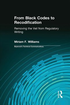 From Black Codes to Recodification - Williams, Miriam