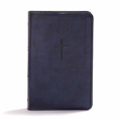 CSB Compact Bible, Value Edition, Navy Leathertouch - Csb Bibles By Holman