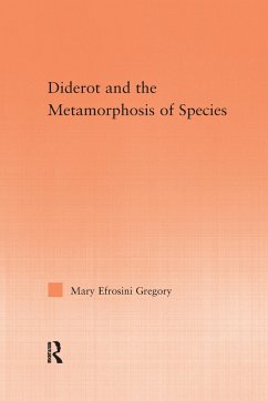 Diderot and the Metamorphosis of Species - Gregory, Mary
