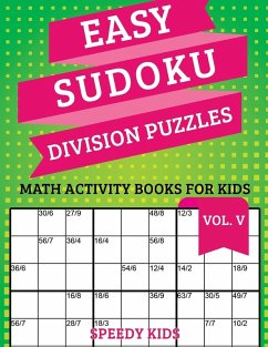Cover Easy Sudoku Division Puzzles Vol V