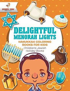 Delightful Menorah Lights - Hanukkah Coloring Books for Kids   Children's Jewish Holiday Books